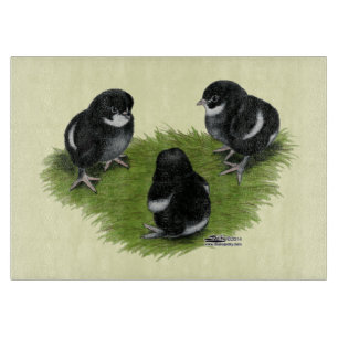 Marans Black Copper Chicks Cutting Board