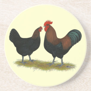 Marans Black Copper Coaster
