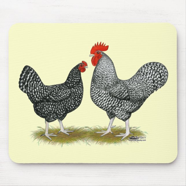 Marans:  Cuckoo Pair Mouse Mat (Front)