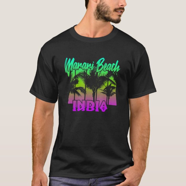 Marari Beach India T-Shirt (Front)