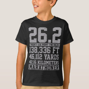 Marathon  - 26.2 Miles Running Runner  Gift T-Shirt