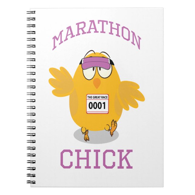 Marathon Chick Notebook (Front)