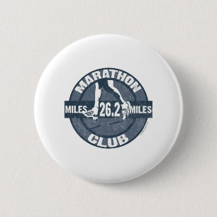 Marathon Club 6 Cm Round Badge