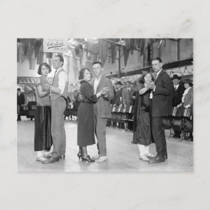 Marathon Dancers, 1923 Postcard