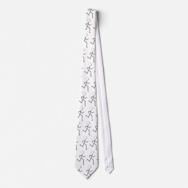 Marathon Day at the Office Tie (Front)