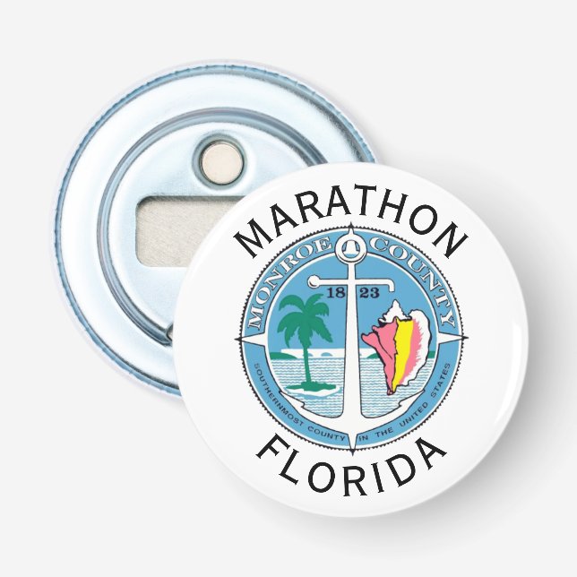 Marathon - Florida Keys Bottle Opener (Front)