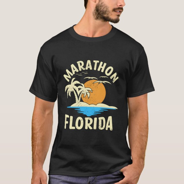 Marathon Florida Runner Sprinter Recreational Acti T-Shirt (Front)