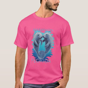Marathon Florida Vacation Cute Manatees Sea Cow T-Shirt
