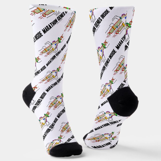 Marathon Genes Inside DNA Replication Socks (Angled)