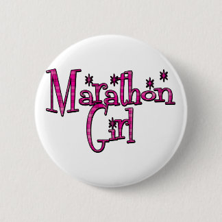Marathon Girl 6 Cm Round Badge