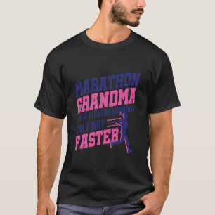 Marathon Grandma Race Runner Half First Race Gift T-Shirt