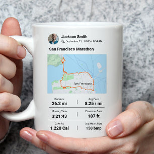 Marathon   Half Marathon Best Runner Gift  Coffee Mug