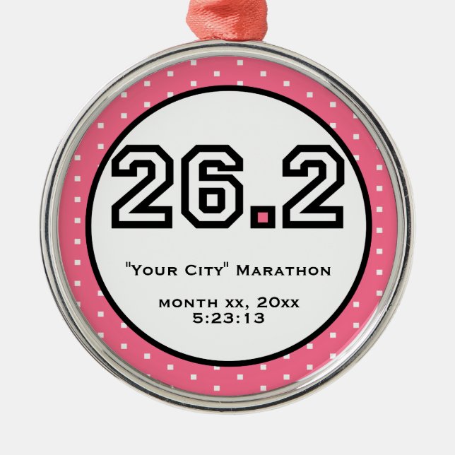 Marathon Ornament (Front)