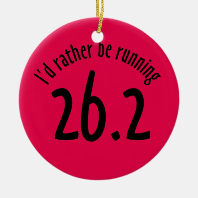 Marathon Ornament (Front)