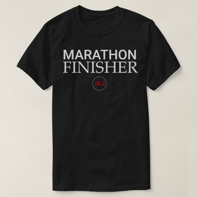 Marathon Race Finisher 262 Runners  T-Shirt (Design Front)