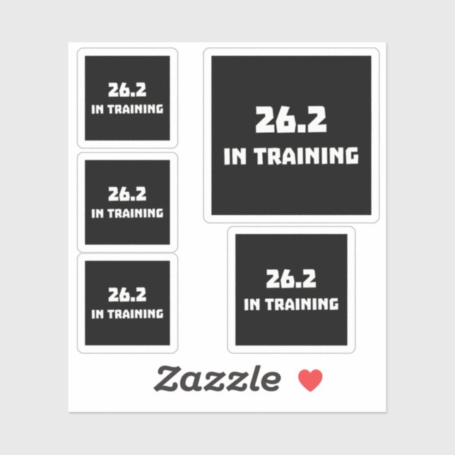 Marathon Runner 26.2 In Training Running (Sheet)