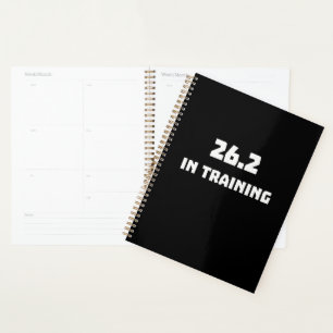 Marathon Runner 26.2 In Training Running Planner