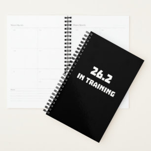 Marathon Runner 26.2 In Training Running Planner