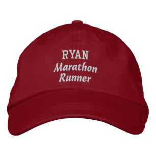 Marathon Runner Custom Name V15 Embroidered Hat