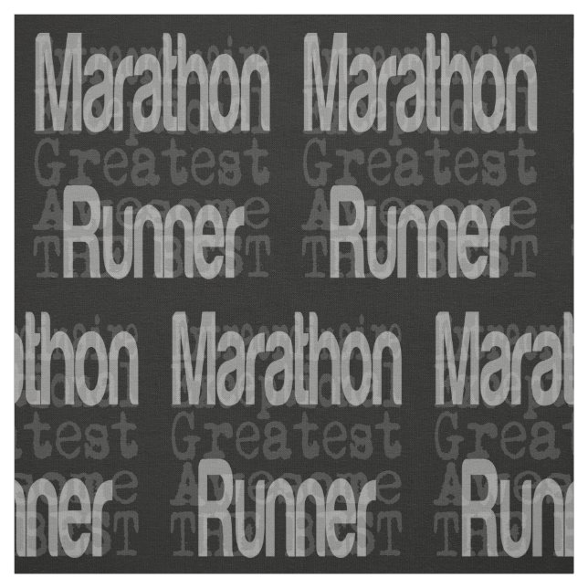 Marathon Runner Extraordinaire Fabric (Swatch)