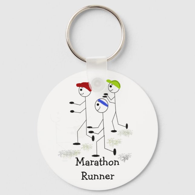 Marathon Runners Key Ring (Front)