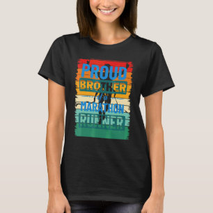 Marathon Runners Proud Brother Vintage Retro T-Shirt