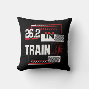 Marathon Running - 26.2 in Training Abstract  Cushion