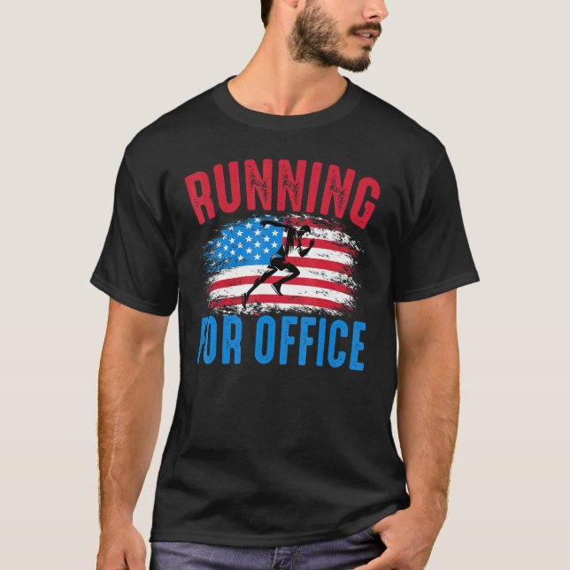 Marathon - Running For Office - Jogger - Run - Jog T-Shirt (Front)