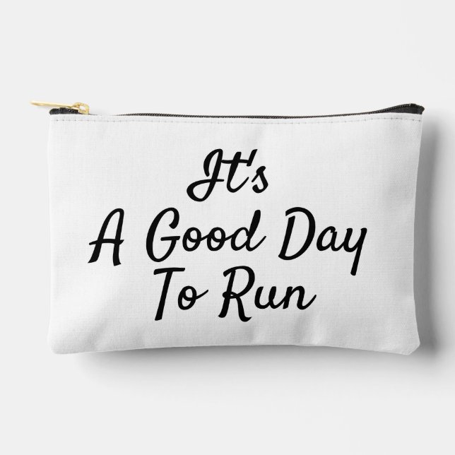 Marathon Running Gifts Runner Quote Saying For Her Accessory Pouch (Front)