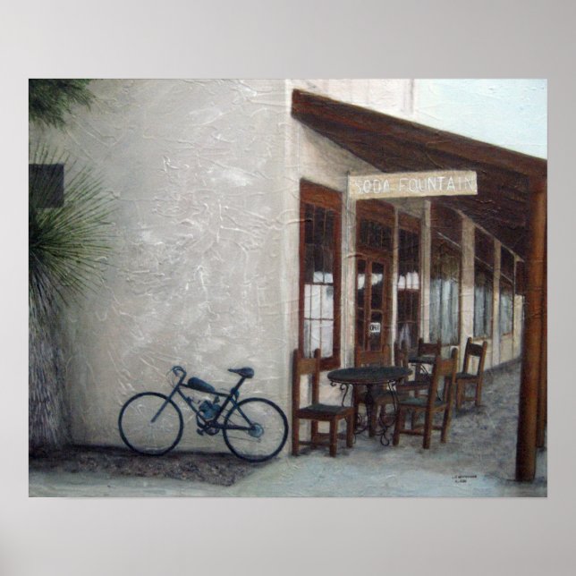 Marathon Soda Fountain Poster (Front)