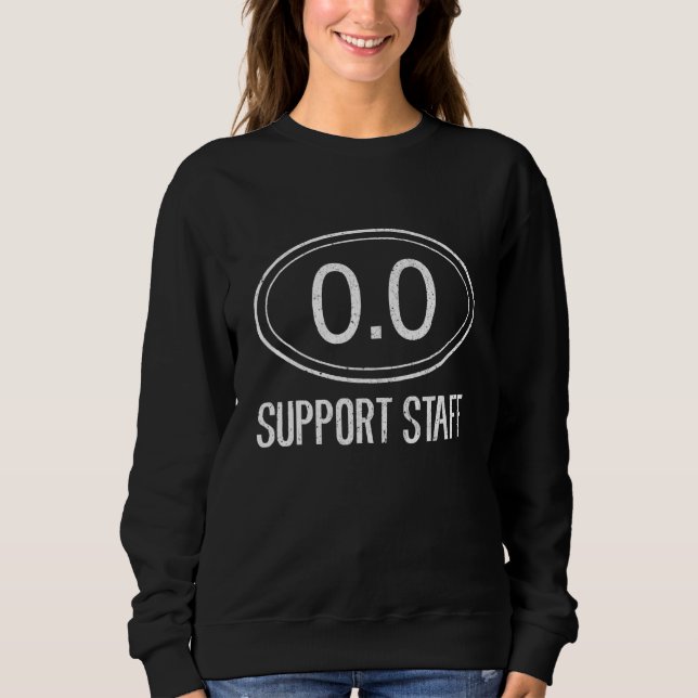 Marathon Support Staff 0 0 Circle  Marathoner Runn Sweatshirt (Front)