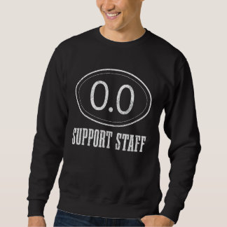Marathon Support Staff 0.0 Funny Marathoner Runner Sweatshirt