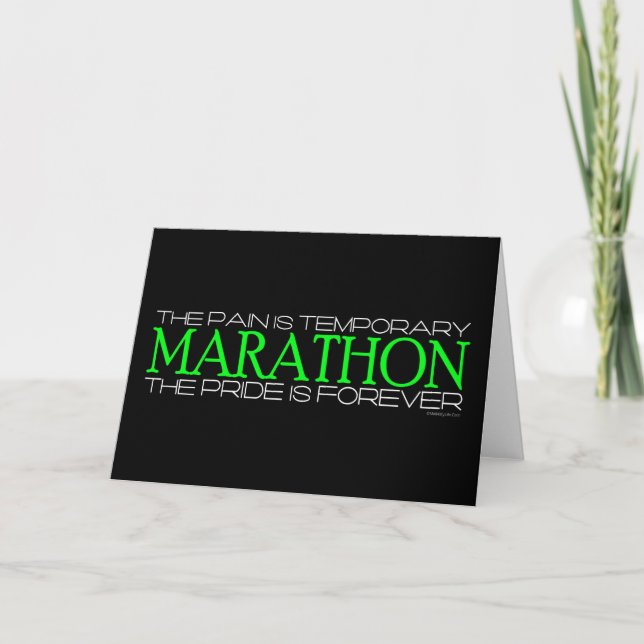 Marathon - The Pride is Forever Card (Front)