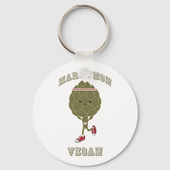 Marathon Vegan Key Ring (Front)
