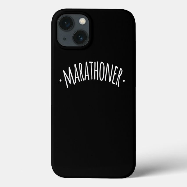 Marathoner Runner Running Case-Mate iPhone Case (Back)