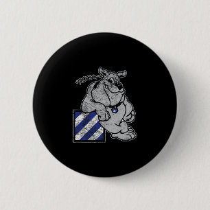 Marauder 3rd Infantry Division Rocky The Bulldog 6 Cm Round Badge