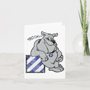 Marauder 3rd Infantry Division Rocky The Bulldog  Card