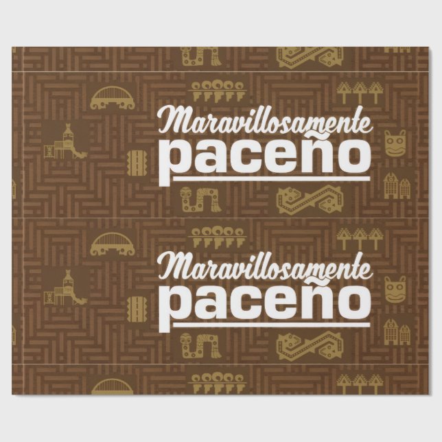 Maravillosamente paceño wrapping paper (Flat)