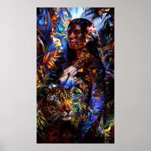 “Marayuna” -  Forest Palette - Women In Amazonia Poster