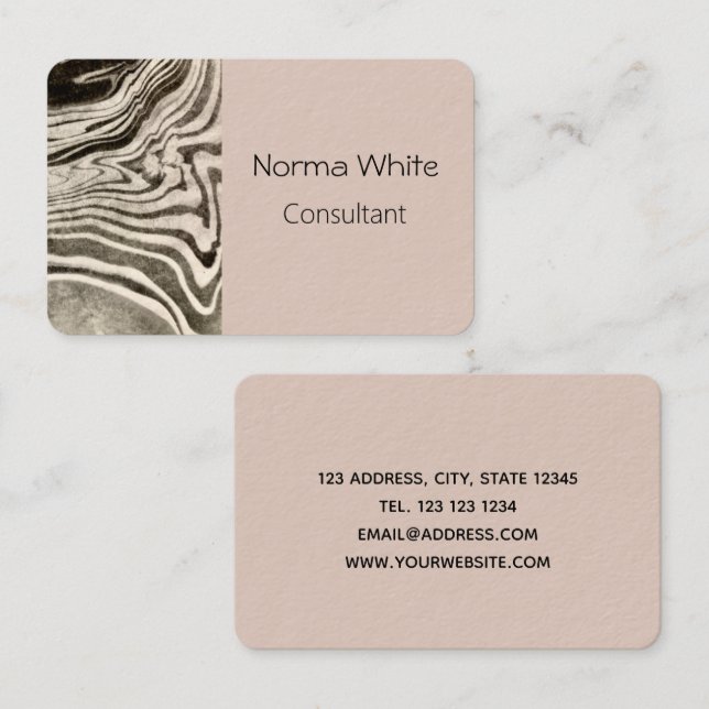 Marbeled Business Card (Front/Back)