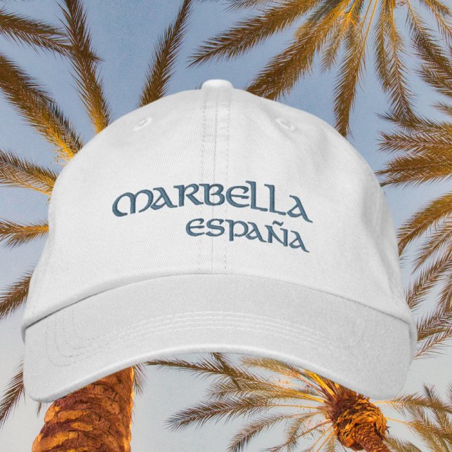 Marbella España Spain Beach Embroidered Hat (Creator Uploaded)