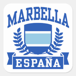 Marbella Espana Square Sticker