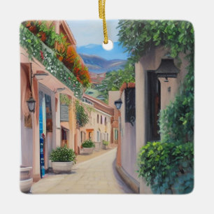 Marbella Old Town Ceramic Ornament