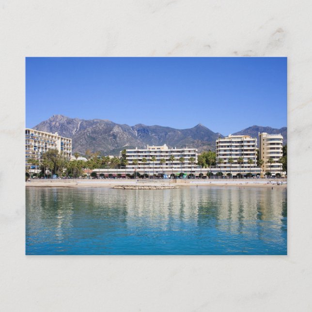 Marbella on Costa del Sol in Spain Postcard (Front)