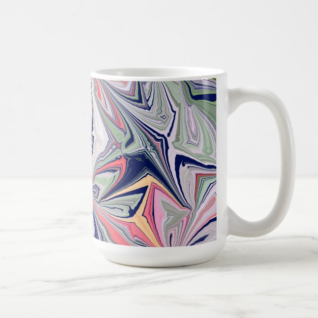 Marble Abstract Design Coffee Mug (Right)