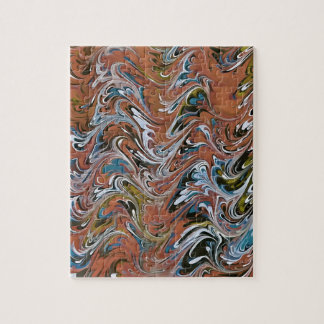 Marble Abstract In Red Jigsaw Puzzle