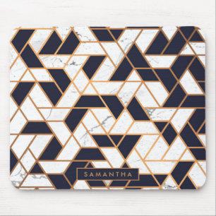 Marble Abstract Mosaic Mouse Mat