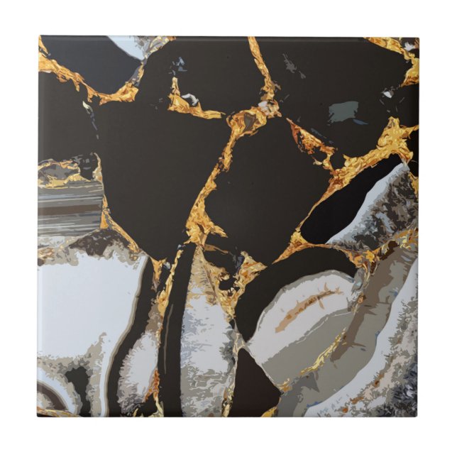 Marble Abstract Texture Tile (Front)