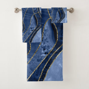 Marble Agate Gold Glam 10 Bath Towel Set