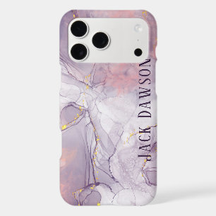 Marble Agate Purple and Gold Personalised